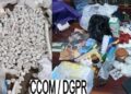 Opération policière à Cotonou: 3 femmes et 18 hommes interpellés dans un ghetto, plus de 400 boulettes de chanvre saisies