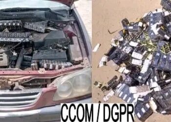 Trafic de produits pharmaceutiques à Cotonou : plus de 26 000 plaquettes de Tramacking retrouvées dans un véhicule abandonné en proie aux flammes