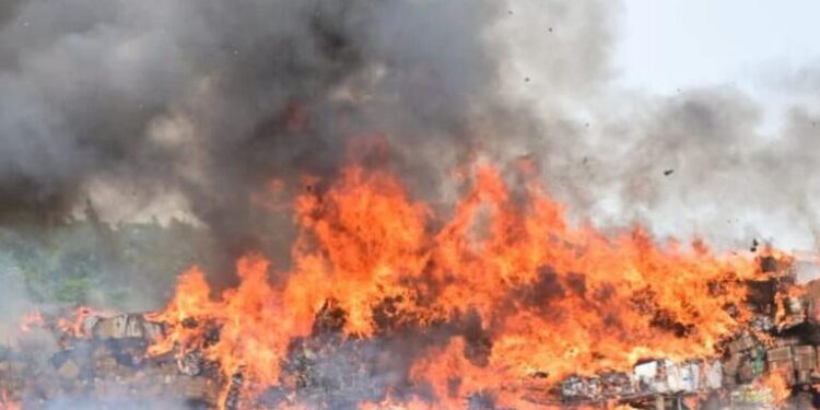 Nigeria : près de 330 tonnes de stupéfiants estimées à 301 milliards de nairas détruites à Lagos