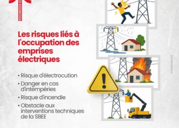 Prévention des risques électriques au Bénin : une phase pilote engagée dans l’Ouémé pour dégager les emprises de la SBEE
