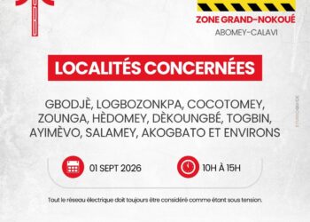 Pour améliorer la qualité de service: La SBEE et ses partenaires effectueront des travaux de maintenance ce mardi 1 septembre 2026
