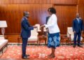 Renforcement des relations entre le Bénin et le Canada : S.E. Evelyne Dabiré présente ses lettres de créance au chef de l’Etat