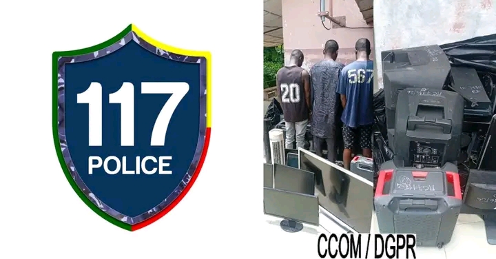 Commune de Ouidah: Un appareil volé conduit la police jusqu’à trois suspects à Pahou