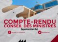 Conseil des ministres de ce mercredi 02 Septembre 2026 : Voici l&rsquo;intégralité du compte rendu