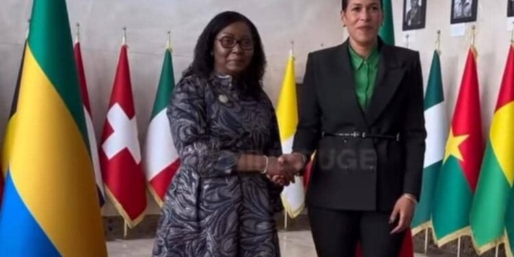 Coopération diplomatique : La Ministre des Affaires Étrangères du Bénin reçoit son homologue du Gabon