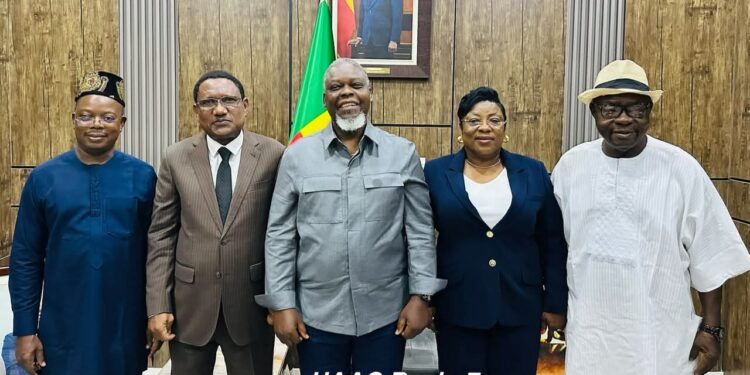 Audience à la HAAC : Les anciens Conseillers de la 6ᵉ mandature de l’institution reçus par le président Loko