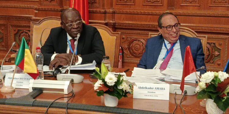 Assemblée générale de l’Union des Conseils Economiques et Sociaux à Bucarest : Bio Tchané présente l’expérience du Bénin et plaide pour un dialogue au service de la paix