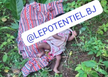 Département du Couffo : l’image déchirante d’une nouveau-née abandonnée dans un champ à Azovè