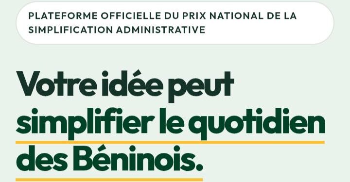 Prix national de la simplification administrative : 5 prix, 40 millions FCFA à gagner