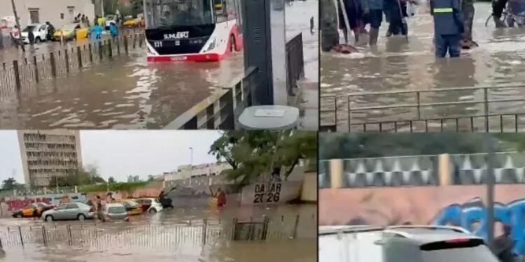Intempéries meurtrières au Sénégal: Dakar sous les eaux, au moins quatre morts enregistrés après les fortes pluies